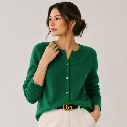 Reva | Strickjacke mit weichen Knöpfen
