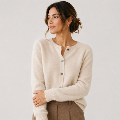 Reva | Strickjacke mit weichen Knöpfen
