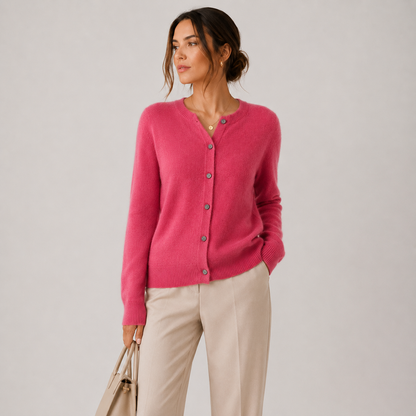 Reva | Strickjacke mit weichen Knöpfen