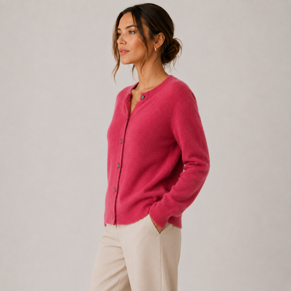Reva | Strickjacke mit weichen Knöpfen