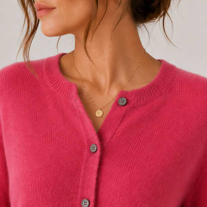 Reva | Strickjacke mit weichen Knöpfen