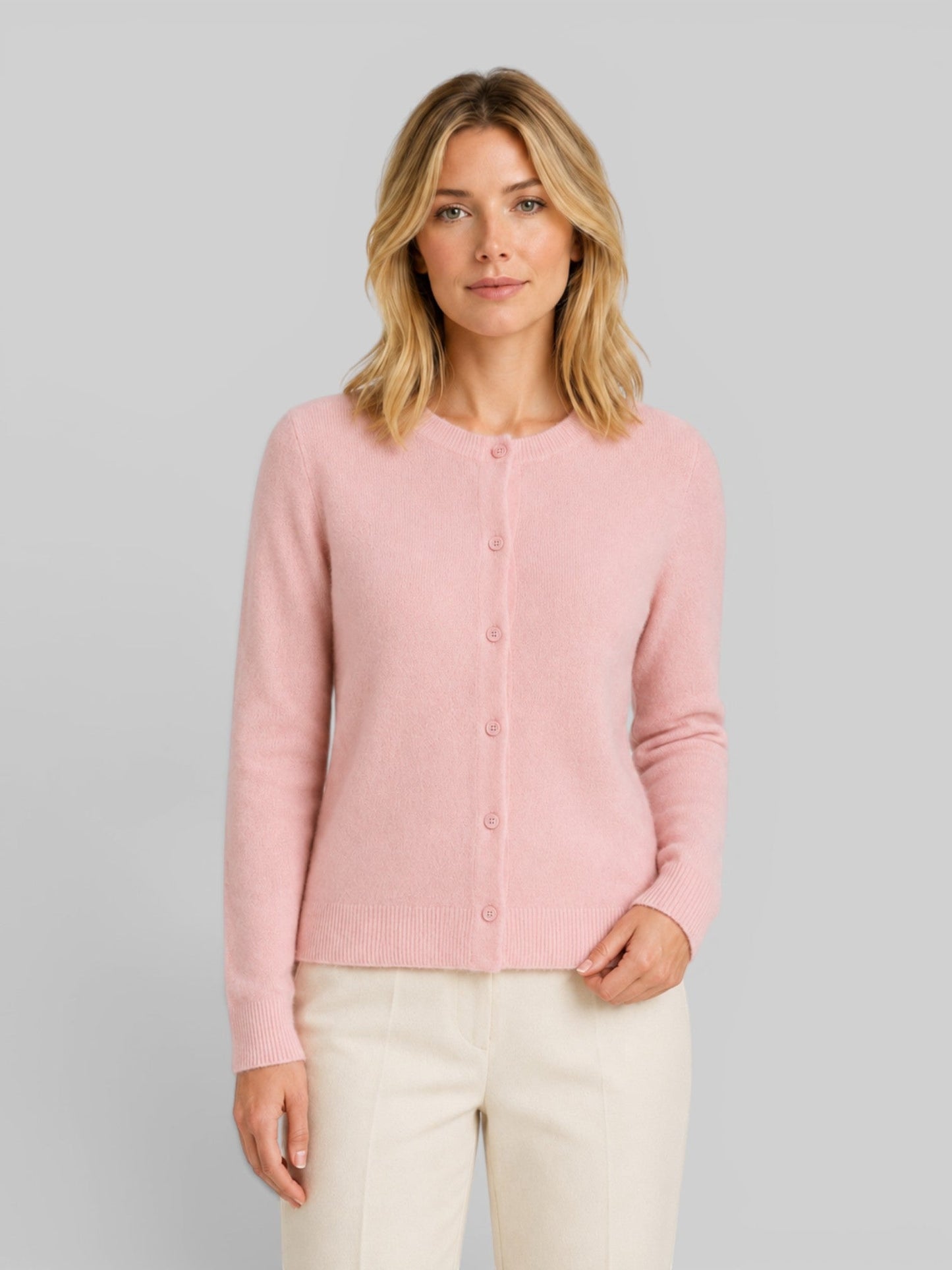 Nora | Langärmliger Strickcardigan