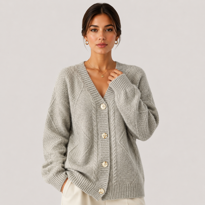 Roos | Strickjacke mit Knopfleiste Premium