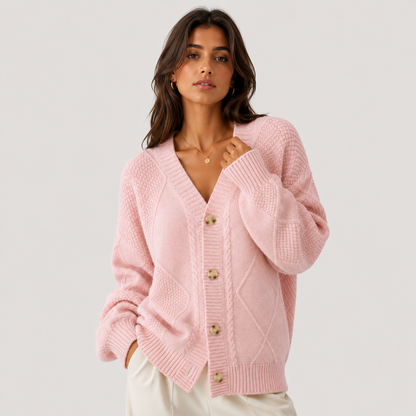 Roos | Strickjacke mit Knopfleiste Premium