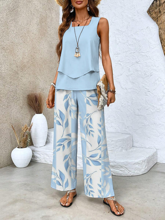 Women's Lightweight Summer Two-Piece Set
