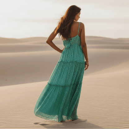 Women's bohemian floral maxi sundress | Elegant summer dress 1