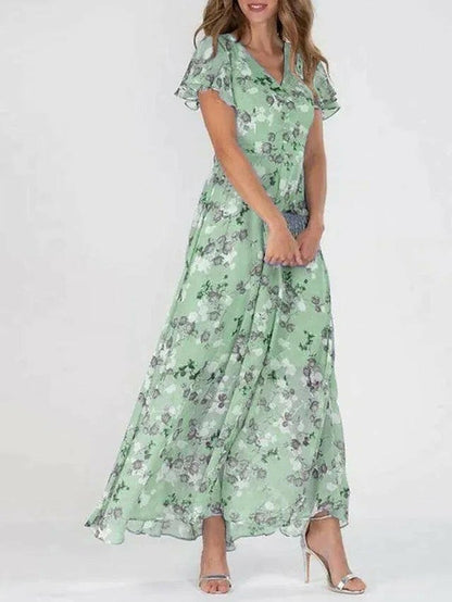 Women's breathable maxi dress | Elegant summer slip dress 1