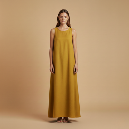 Women's casual woven sleeveless summer dress | Comfortable long maxi dress with pockets 6