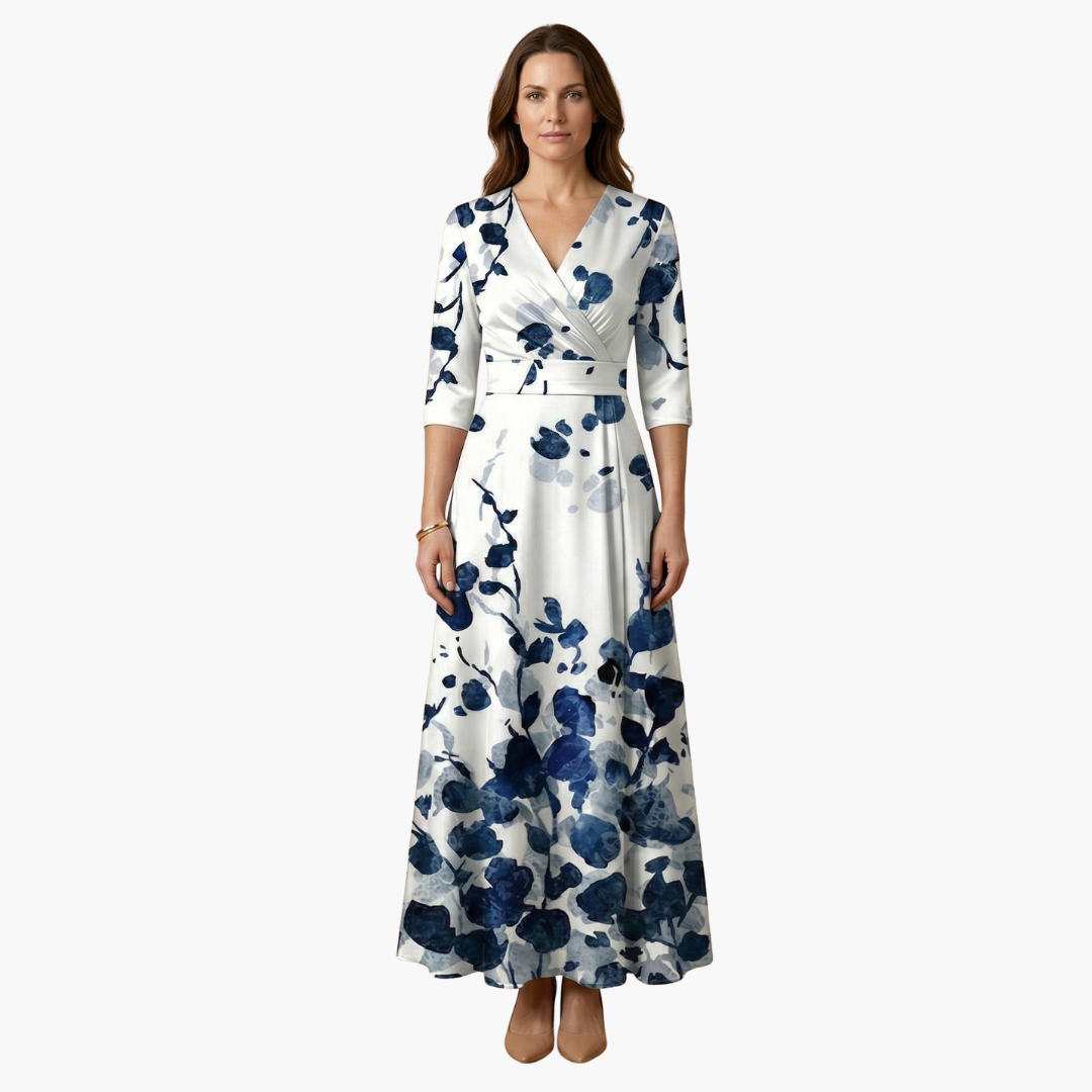Women's elegant floral maxi dress | Lightweight summer dress for casual and formal occasions 11