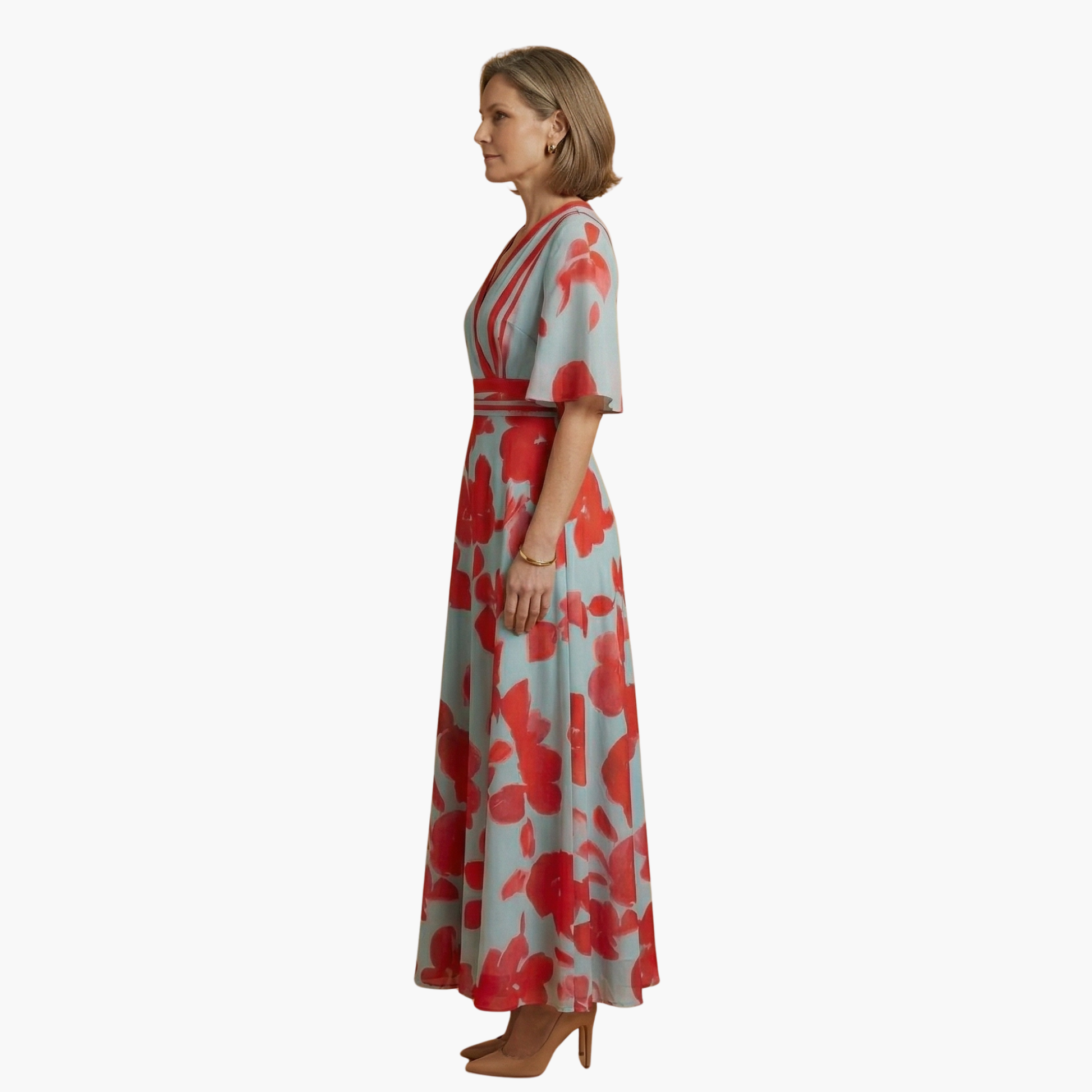 Women's elegant floral maxi dress | Lightweight summer dress for casual and formal occasions 2