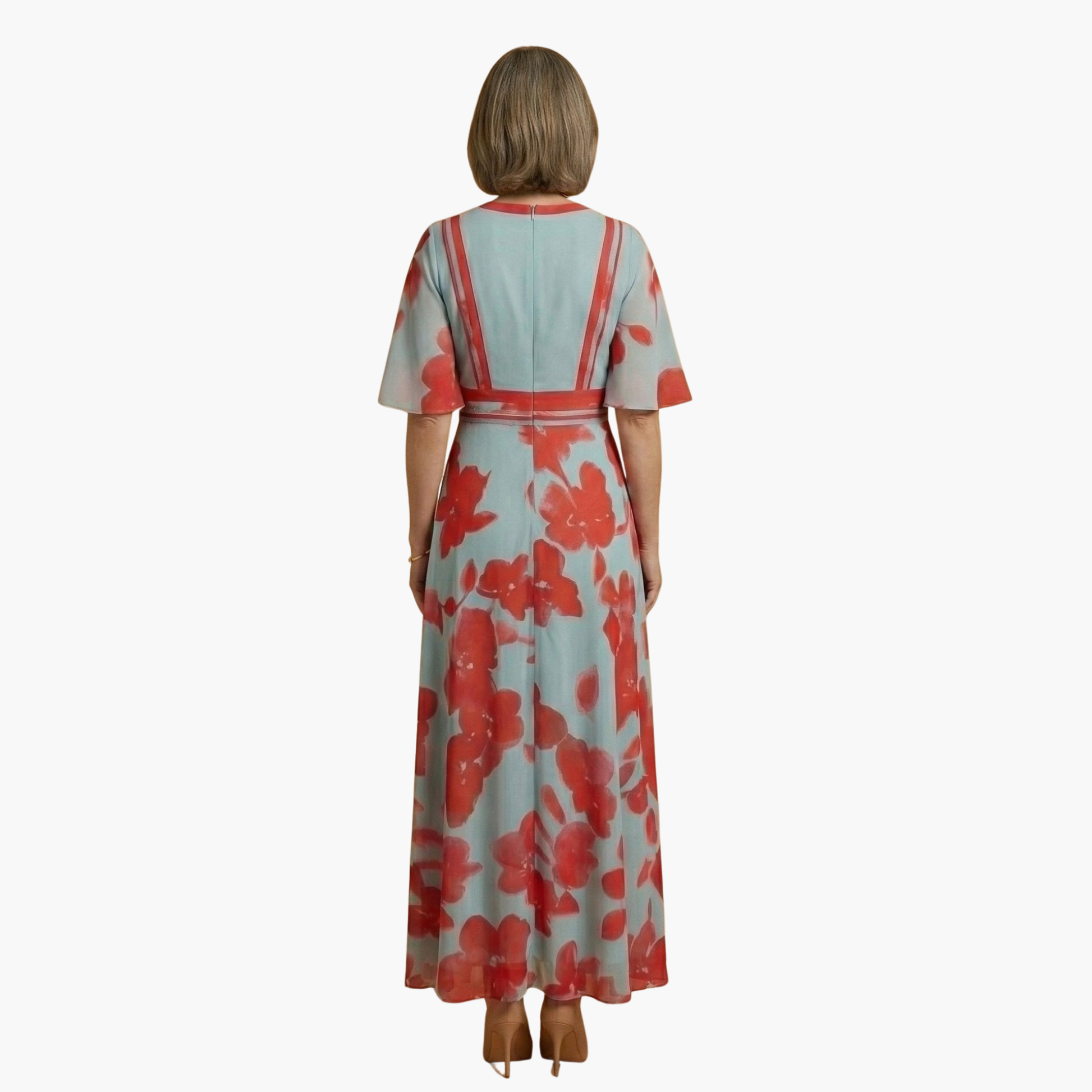 Women's elegant floral maxi dress | Lightweight summer dress for casual and formal occasions 3