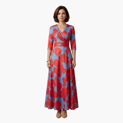 Women's elegant floral maxi dress | Lightweight summer dress for casual and formal occasions 5