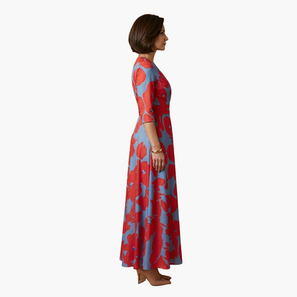 Women's elegant floral maxi dress | Lightweight summer dress for casual and formal occasions 6