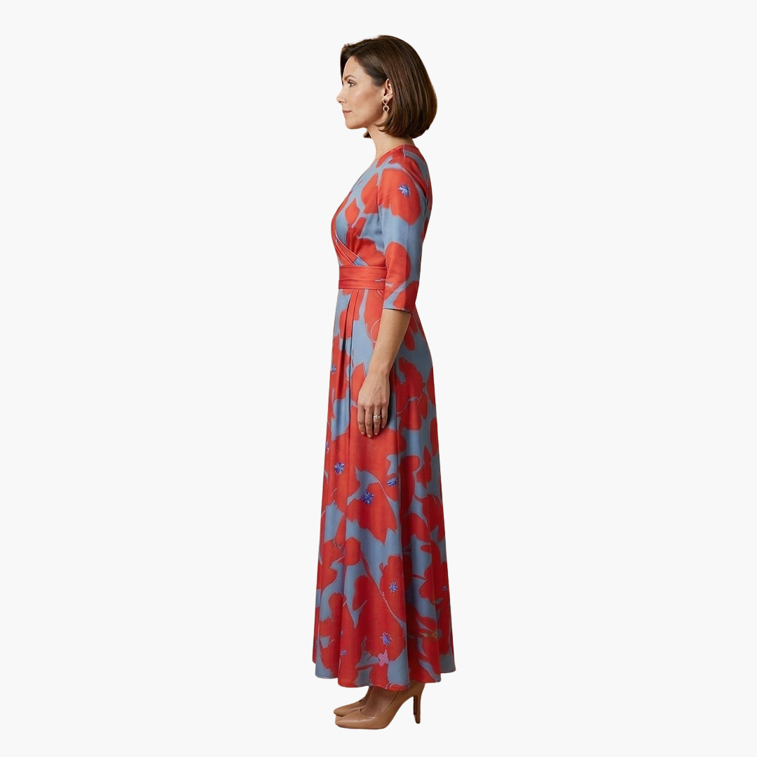 Women's elegant floral maxi dress | Lightweight summer dress for casual and formal occasions 7