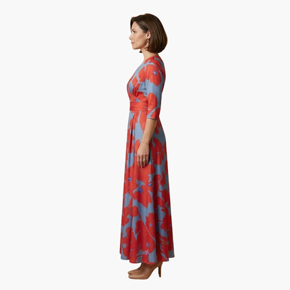 Women's elegant floral maxi dress | Lightweight summer dress for casual and formal occasions 7