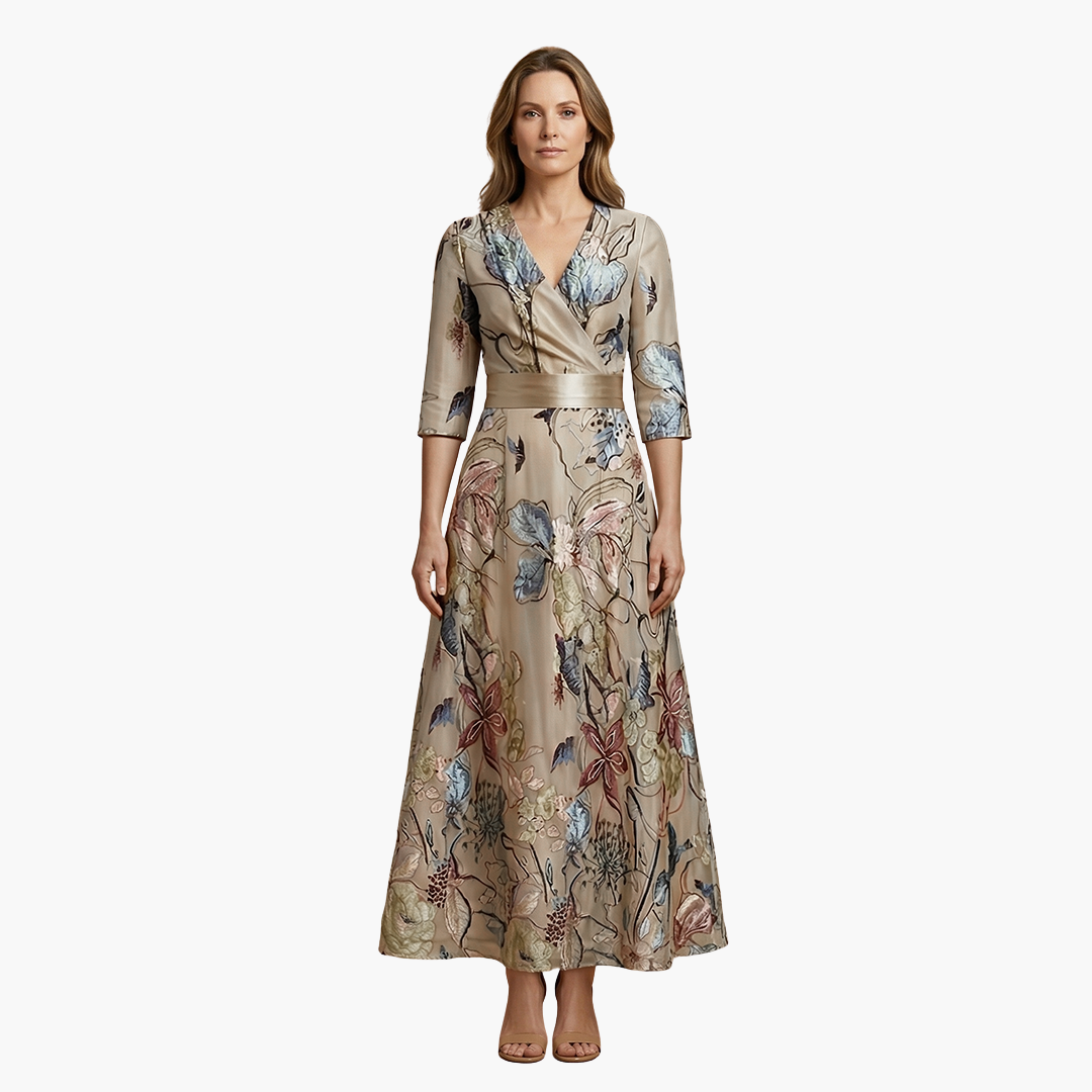 Women's elegant floral maxi dress | Lightweight summer dress for casual and formal occasions 9