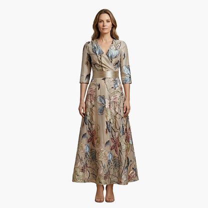 Women's elegant floral maxi dress | Lightweight summer dress for casual and formal occasions 9