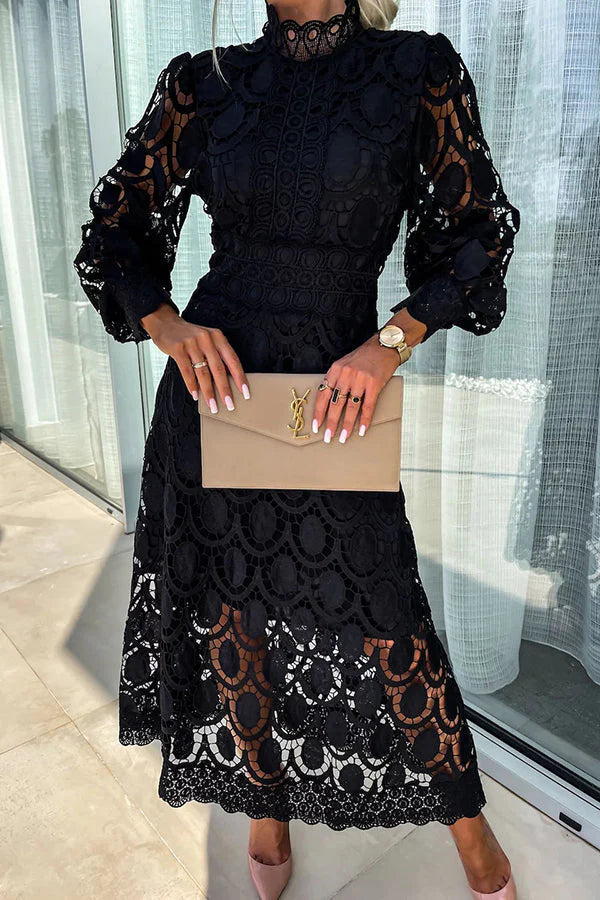 Women's elegant lace cocktail dress | Flattering fit for special occasions 1