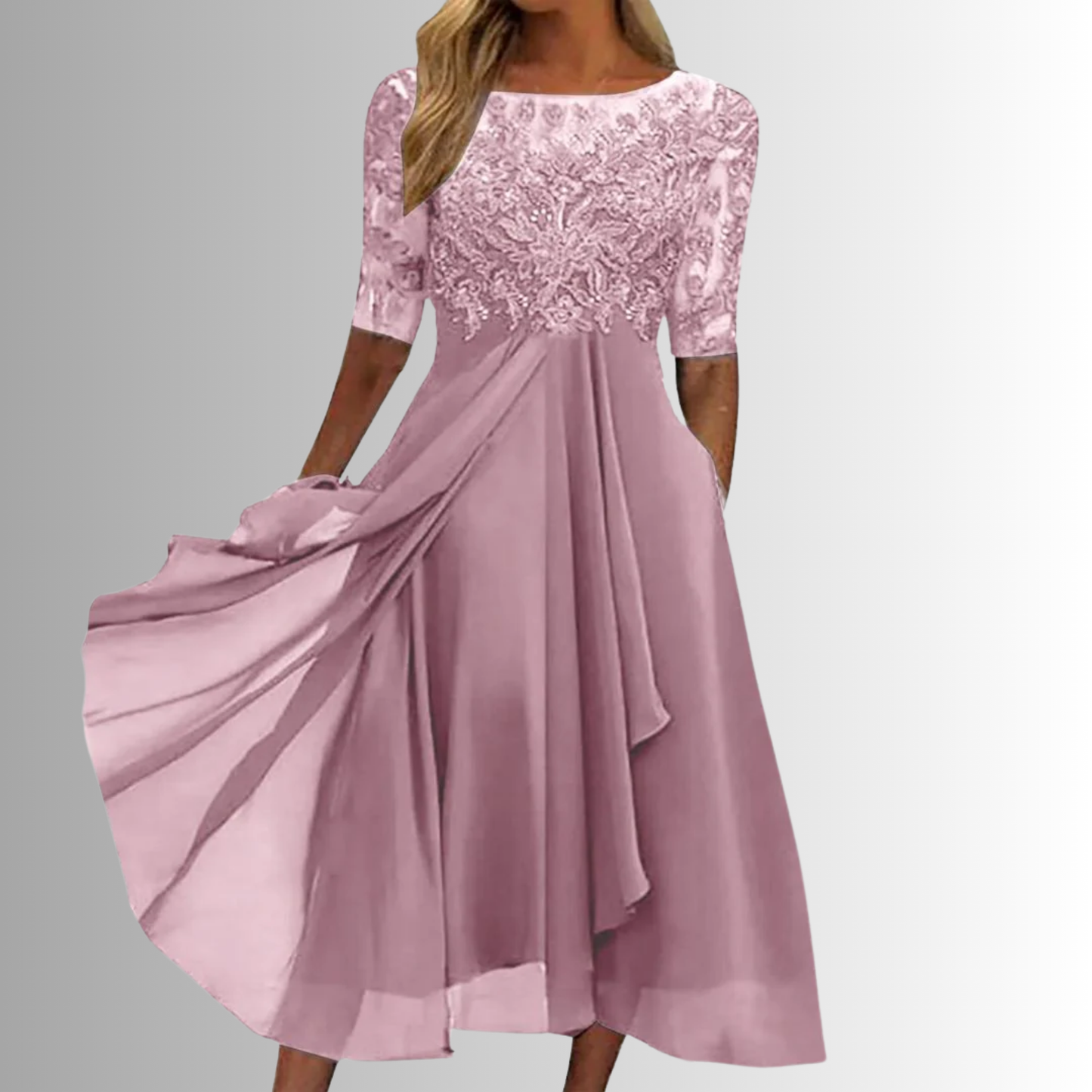 Women's elegant lace dress | Timeless formal evening gown 2