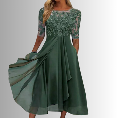 Women's elegant lace dress | Timeless formal evening gown 4