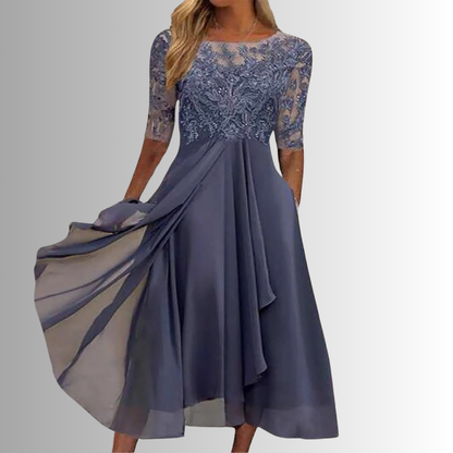 Women's elegant lace dress | Timeless formal evening gown 5