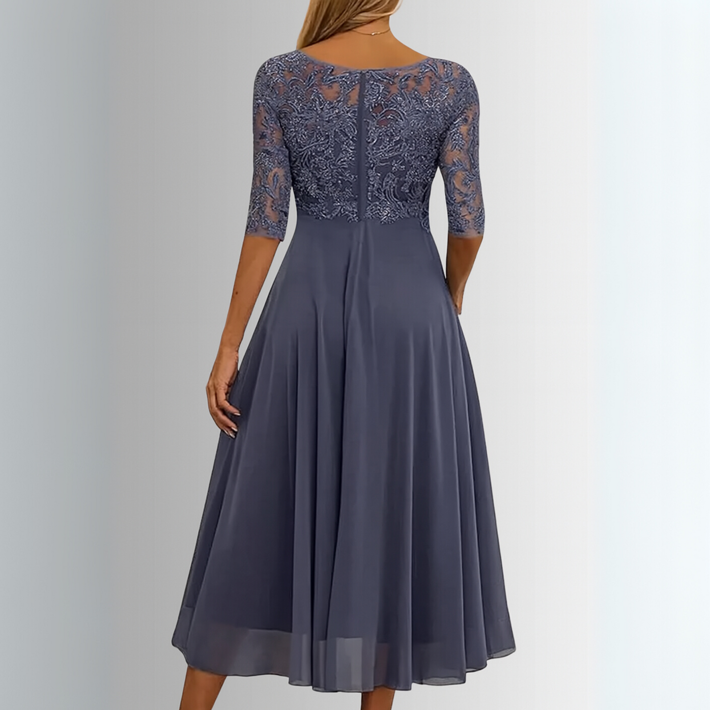 Women's elegant lace dress | Timeless formal evening gown 6