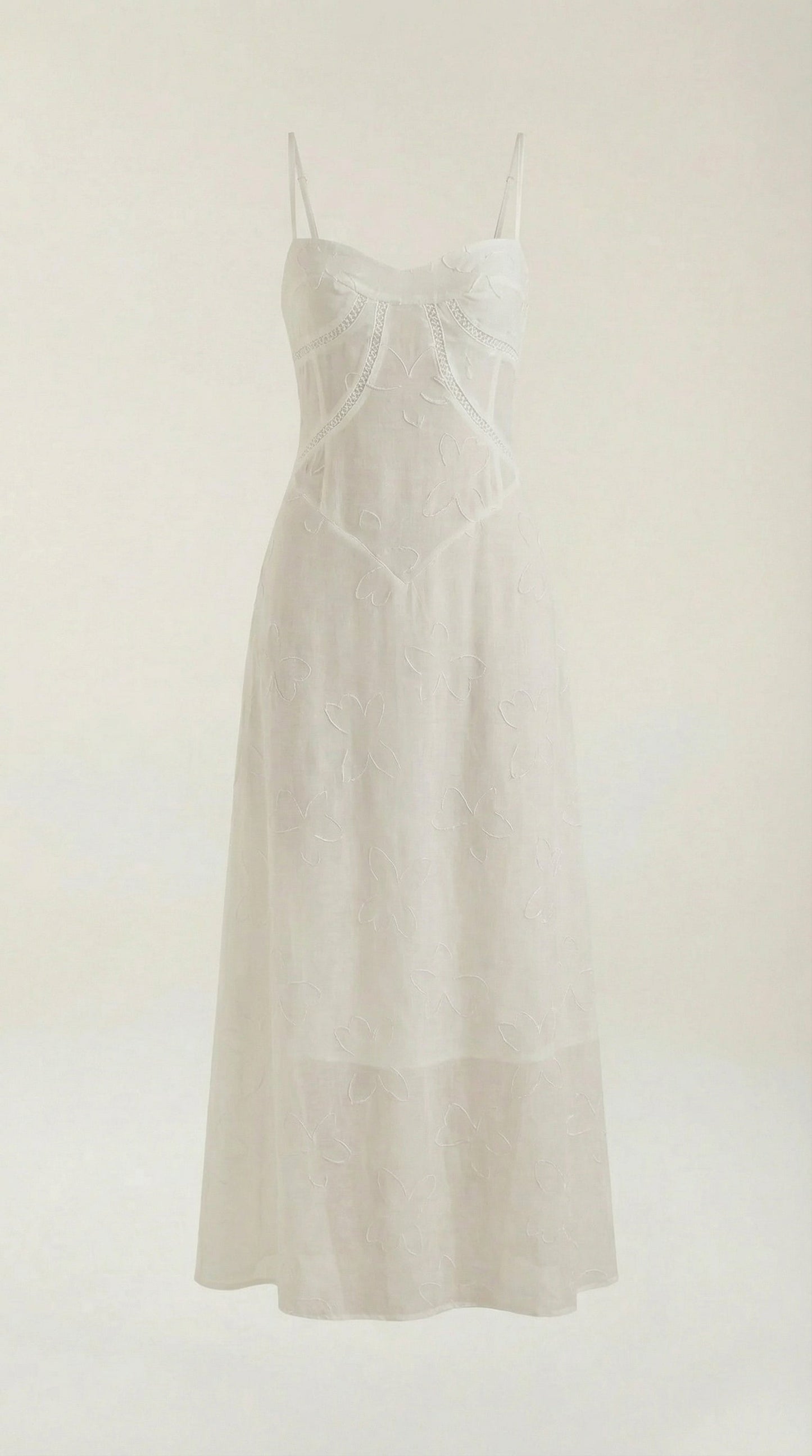 Women's floral jacquard maxi dress | Elegant sweetheart neckline evening gown 2