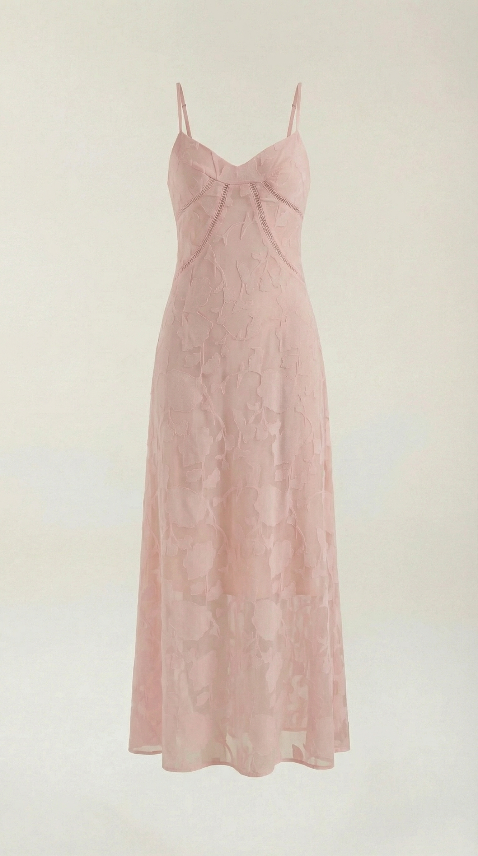 Women's floral jacquard maxi dress | Elegant sweetheart neckline evening gown 8