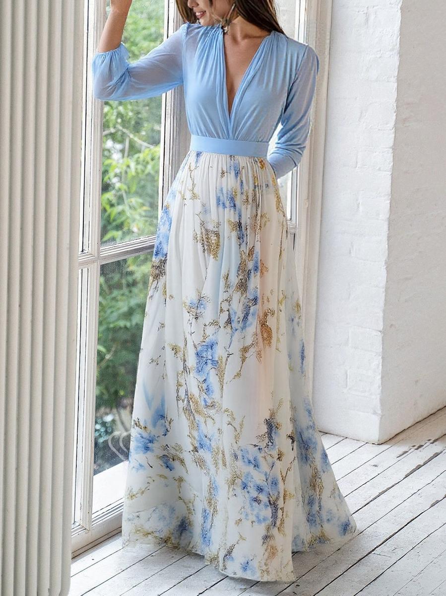 Women's floral print maxi dress | Elegant summer dress for all occasions 2