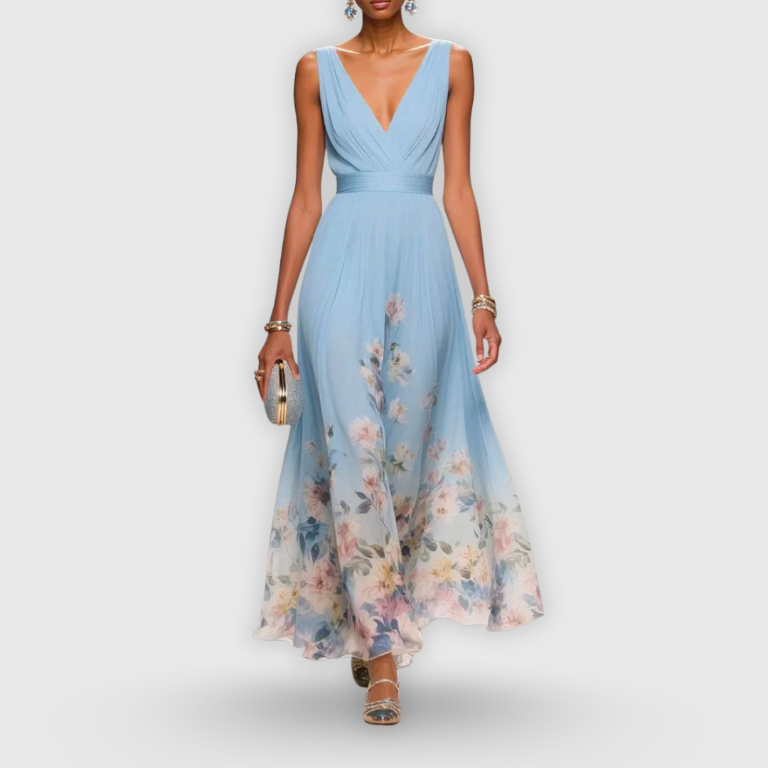 Women's lightweight elegant summer dress | Flattering knee-length fit for any occasion 0