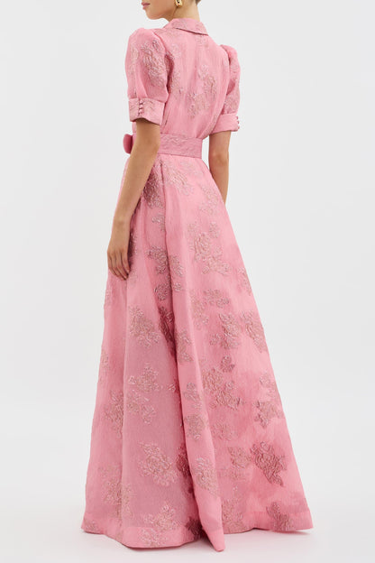 Women's lightweight fabric dress | Elegant summer dress with puffed sleeves 4