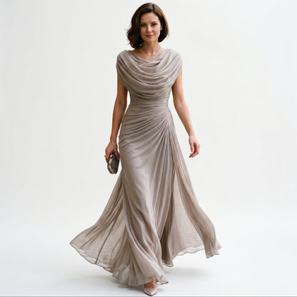 Women's lightweight flowing maxi dress | Elegant evening gown for formal occasions 0