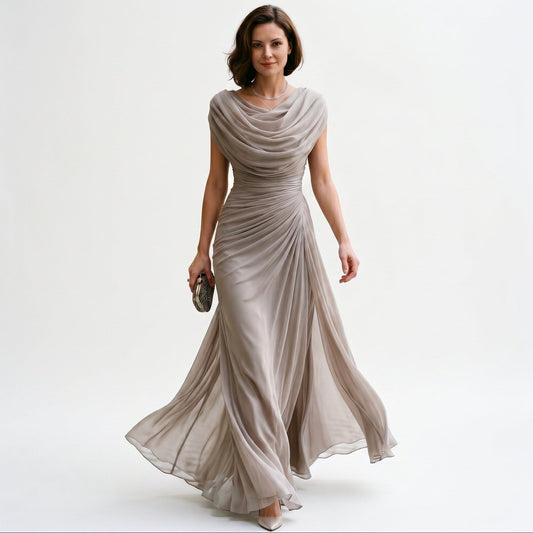 Women's lightweight flowing maxi dress | Elegant evening gown for formal occasions 0