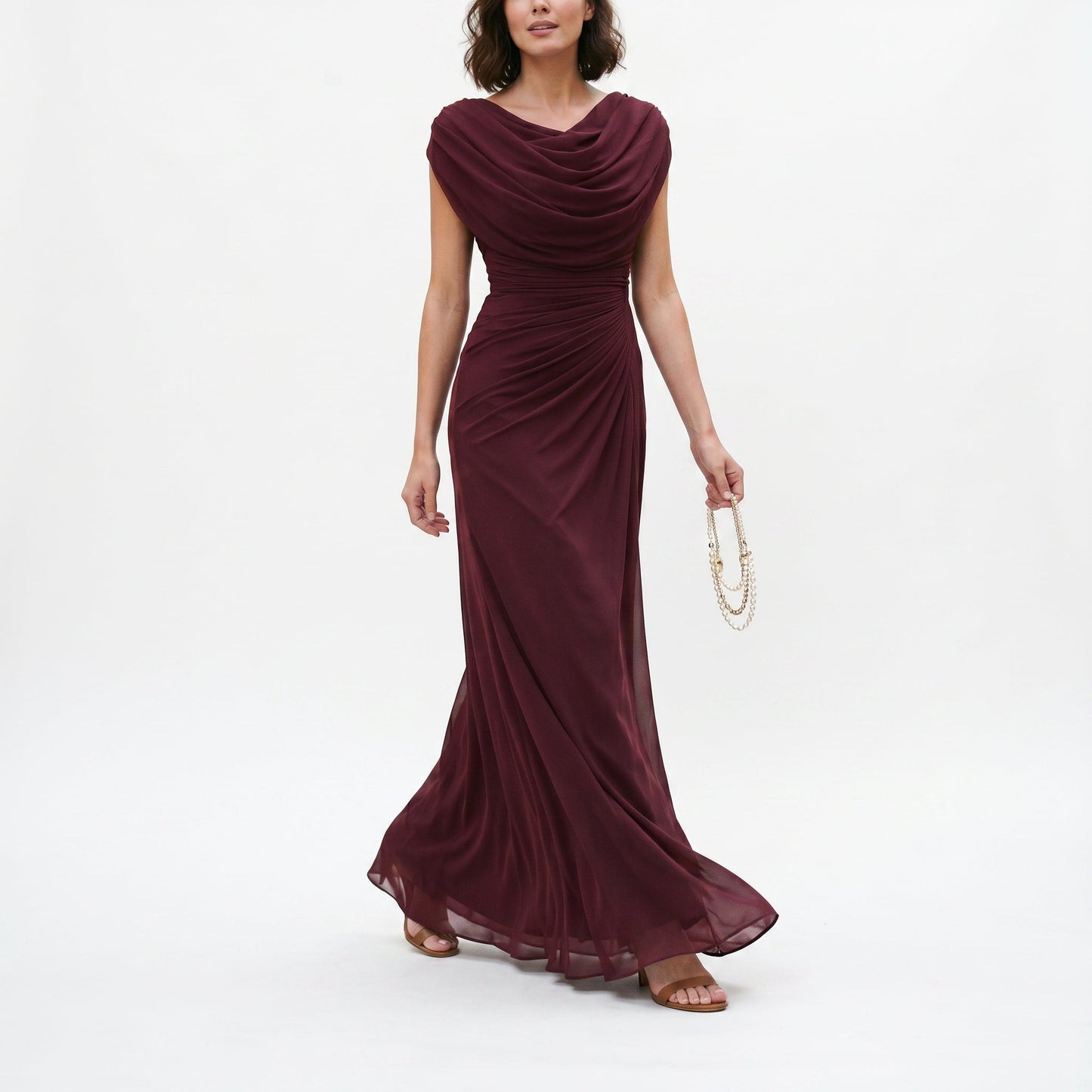 Women's lightweight flowing maxi dress | Elegant evening gown for formal occasions 4