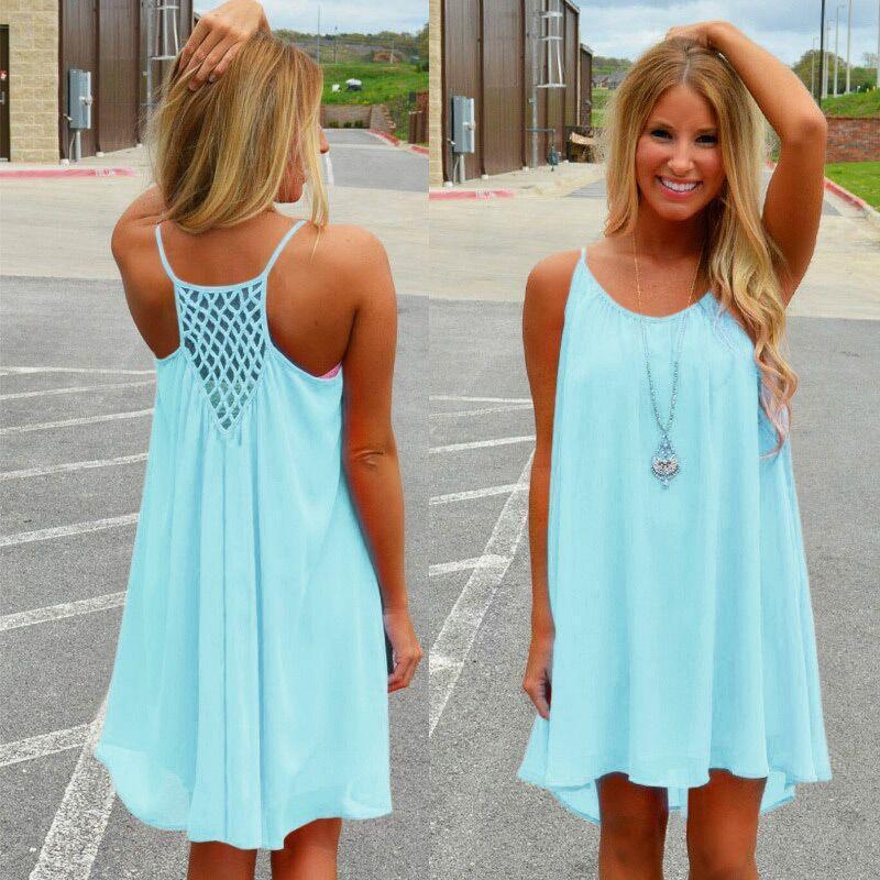 Women's lightweight fluorescent summer dress | Comfortable beach attire in plus size options 0