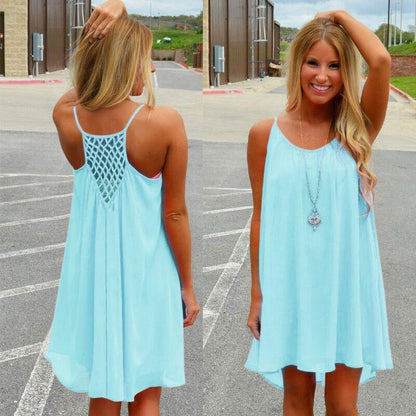 Women's lightweight fluorescent summer dress | Comfortable beach attire in plus size options 0