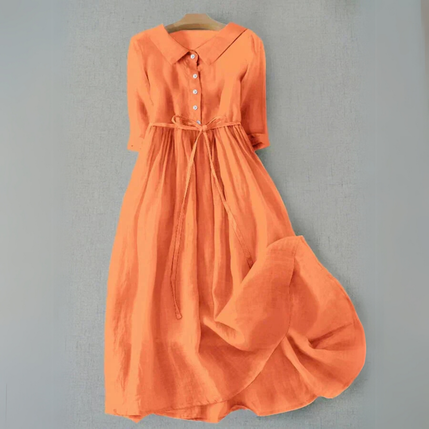 Women's lightweight tie waist maxi dress | Casual summer maxi dress 0