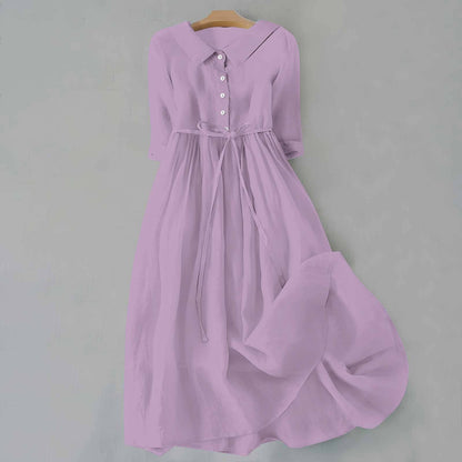 Women's lightweight tie waist maxi dress | Casual summer maxi dress 6