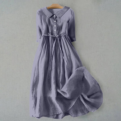 Women's lightweight tie waist maxi dress | Casual summer maxi dress 7