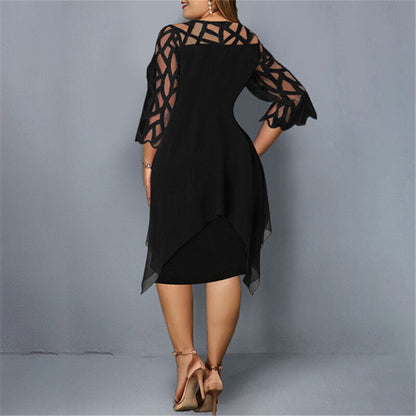 Women's plus size flowy midi dress | Elegant summer dresses for fuller figures 8