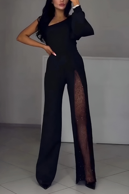 Women's premium wide leg jumpsuit | Elegant contemporary summer outfit 0