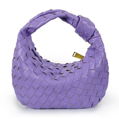 Women's woven vegan leather mini handbag | Compact crossbody bag for casual and formal occasions 20