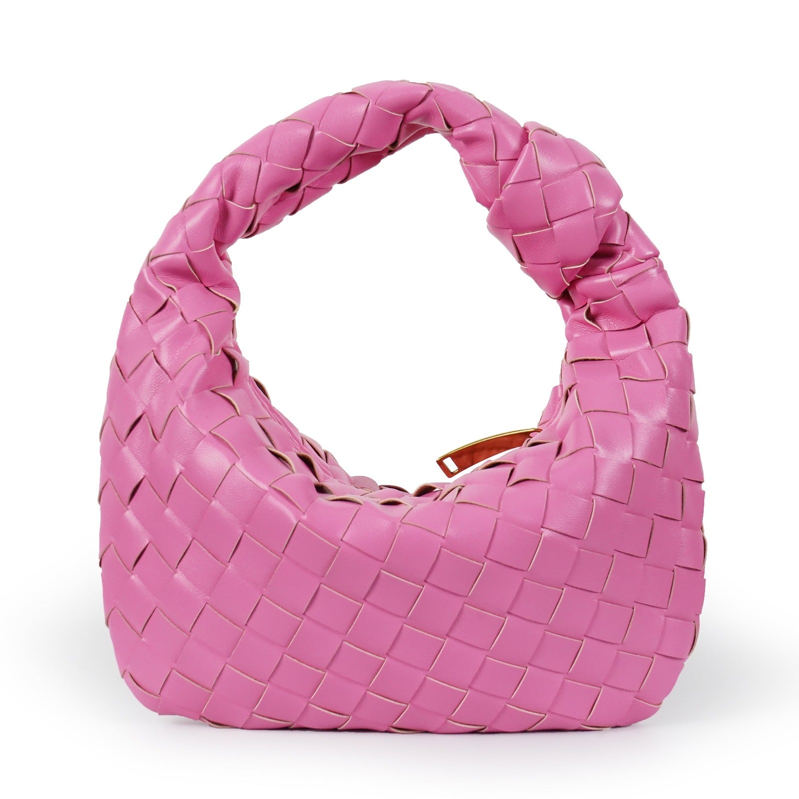 Women's woven vegan leather mini handbag | Compact crossbody bag for casual and formal occasions 21