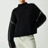 Juno | Oversized Mock Neck Sweater
