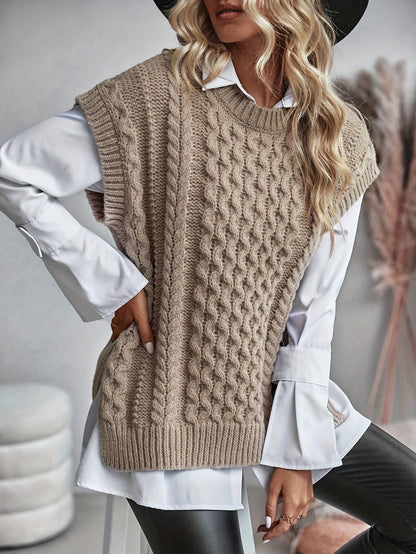 Colette sweater vest in khaki