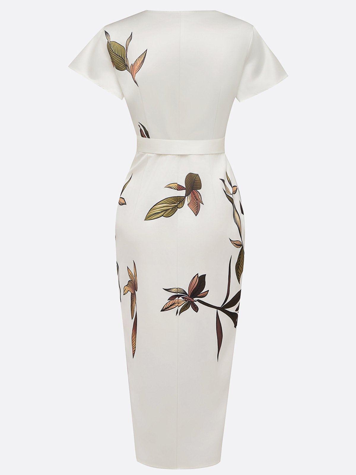 Rowan | Deep V Wrap Midi — Velouze