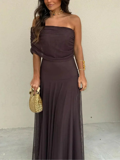 Josephine Flowing Silhouette – Women's Maxi Dress
