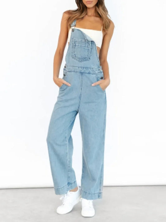 Aurora | Women’s Denim Jumpsuit | Relaxed Fit & Chic Utility